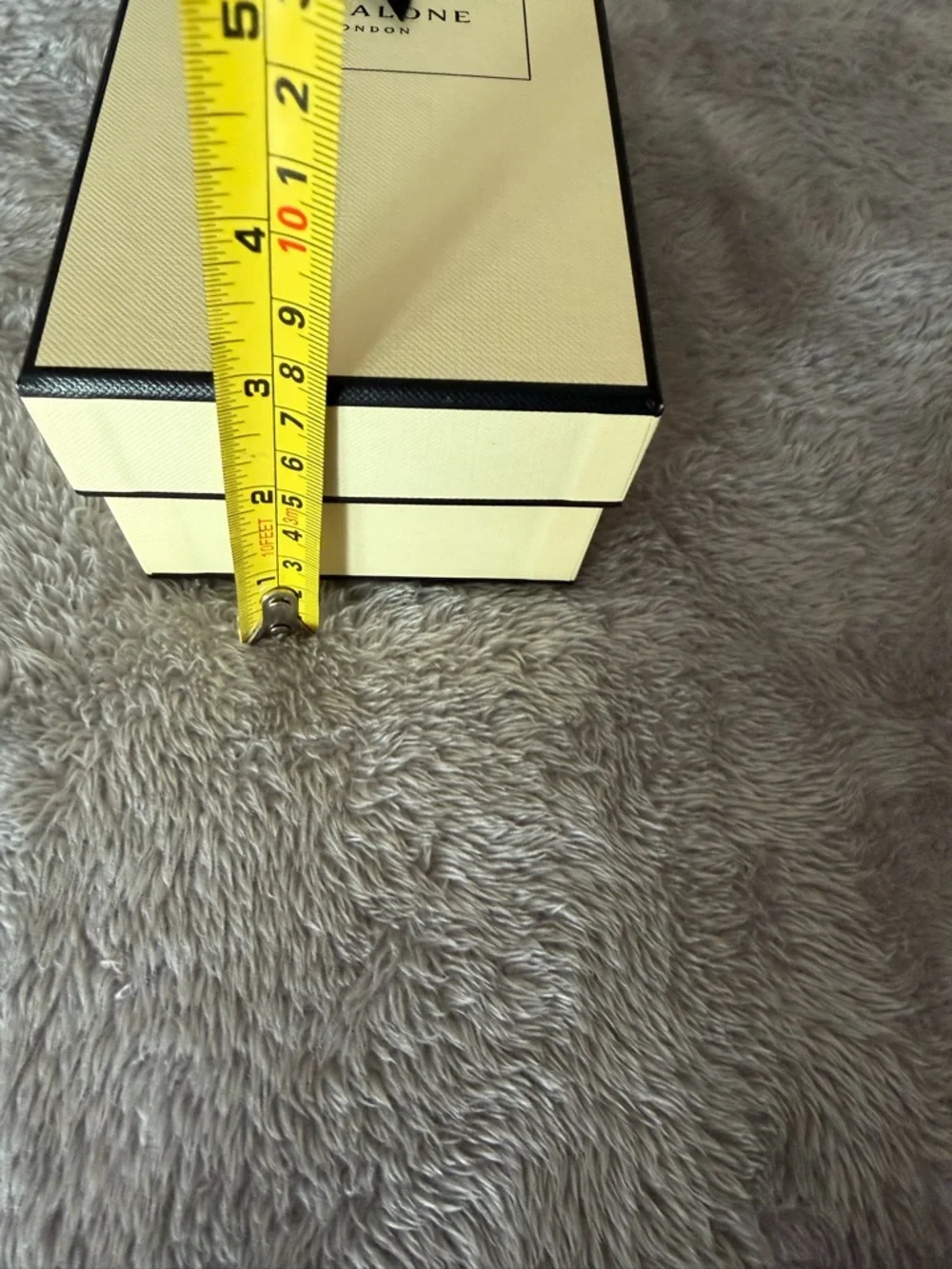 Jo Malone Cream and Black Gift Box with Ribbon